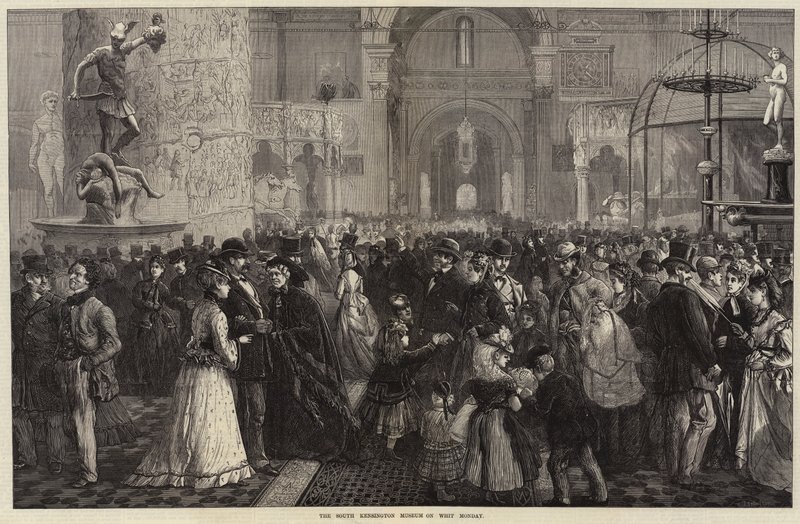 A South Kensington Múzeum Pünkösd hétfőn alkotó: Charles J. Staniland