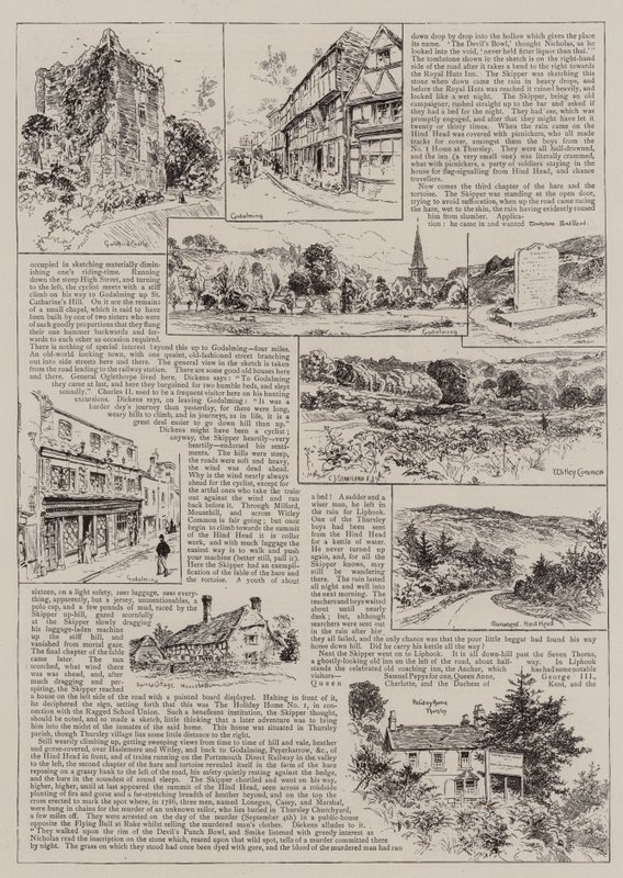Portsmouthba Nicholas Nicklebyvel és Smike-kal alkotó: Charles J. Staniland