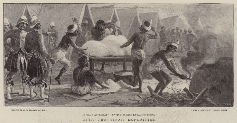 A Tirah-expedícióval alkotó: Charles J. Staniland