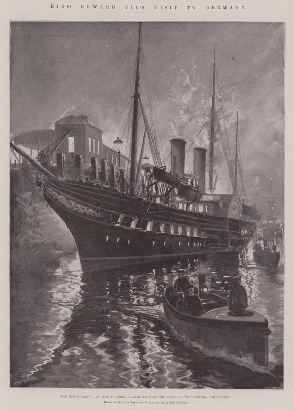 VII. Edward király németországi látogatása alkotó: Charles John de Lacy