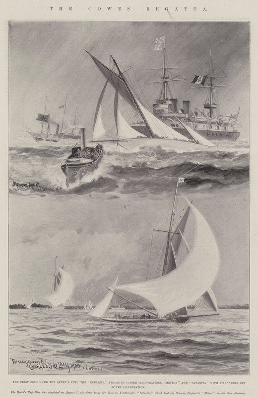 A Cowes Regatta alkotó: Charles John de Lacy