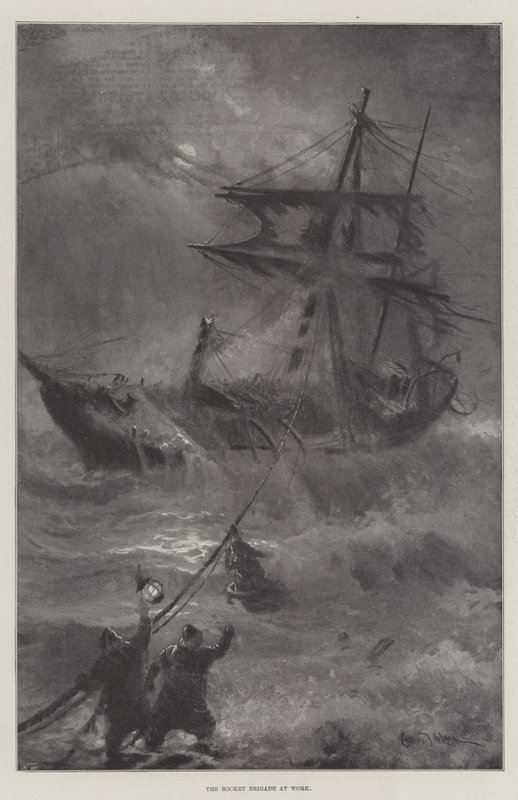 A rakétadandár munka közben alkotó: Charles John de Lacy