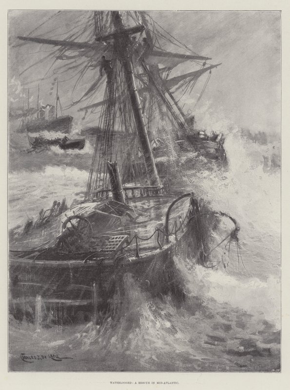 Waterlogged, egy mentés az Atlanti-óceán közepén alkotó: Charles John de Lacy