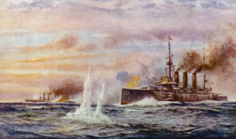 A Kent és a Nurnberg közötti küzdelem alkotó: Charles John de after Lacy