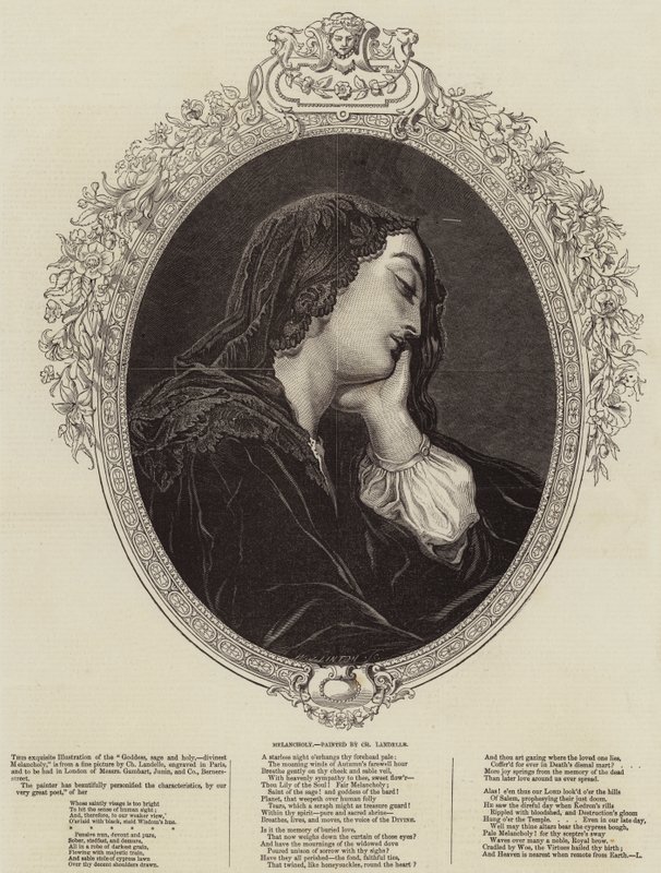 Melankólia alkotó: Charles Landelle
