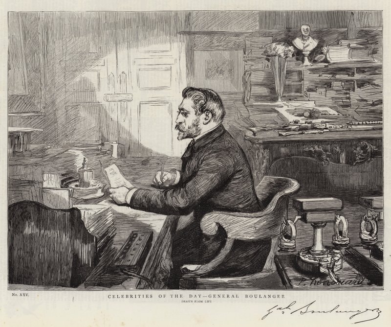A nap hírességei, Boulanger tábornok alkotó: Charles Paul Renouard