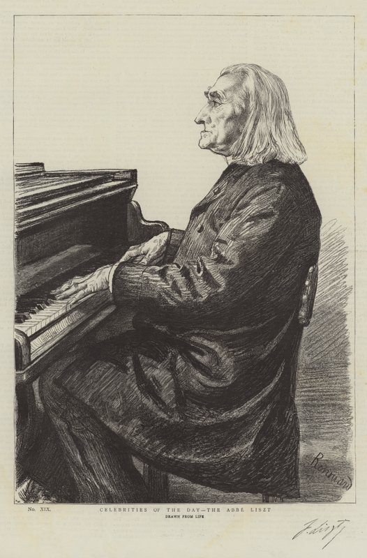 A nap hírességei, a Liszt apát alkotó: Charles Paul Renouard
