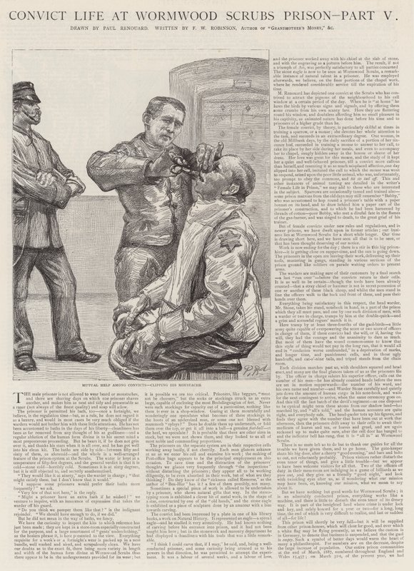 Elítélt élet a Wormwood Scrubs börtönben alkotó: Charles Paul Renouard