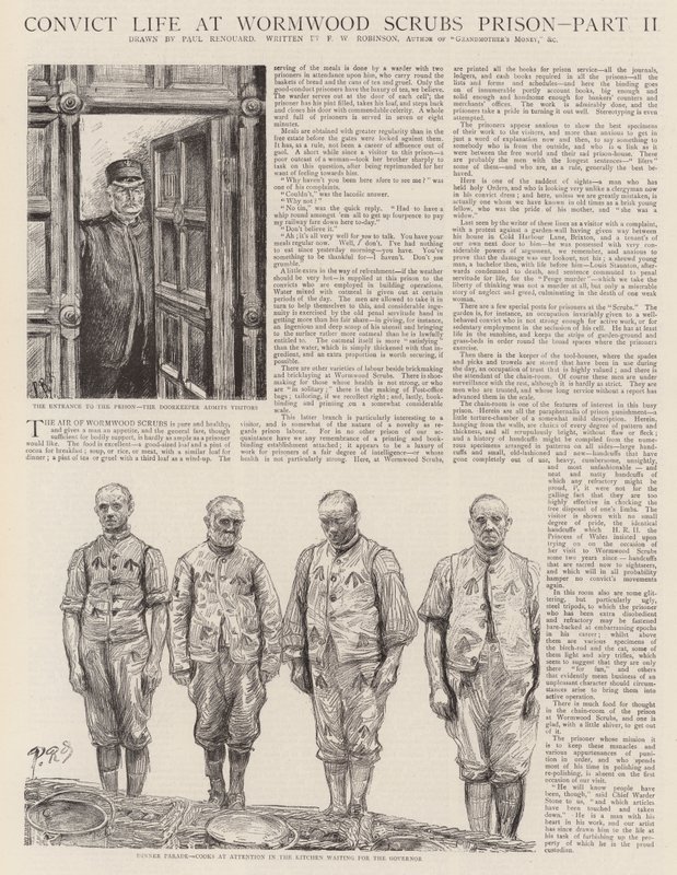 Elítélt élet a Wormwood Scrubs börtönben alkotó: Charles Paul Renouard
