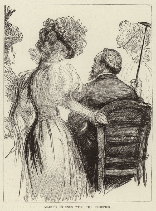Barátkozás a krupiéval alkotó: Charles Paul Renouard