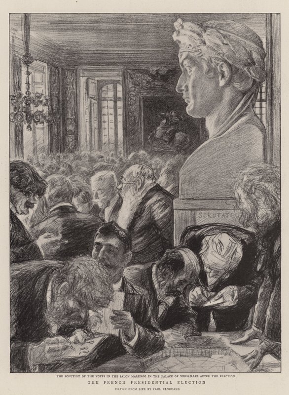 A francia elnökválasztás alkotó: Charles Paul Renouard