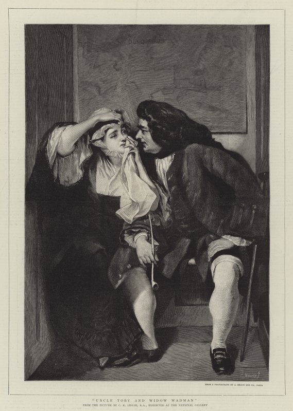 Toby bácsi és özvegy Wadman alkotó: Charles Robert Leslie