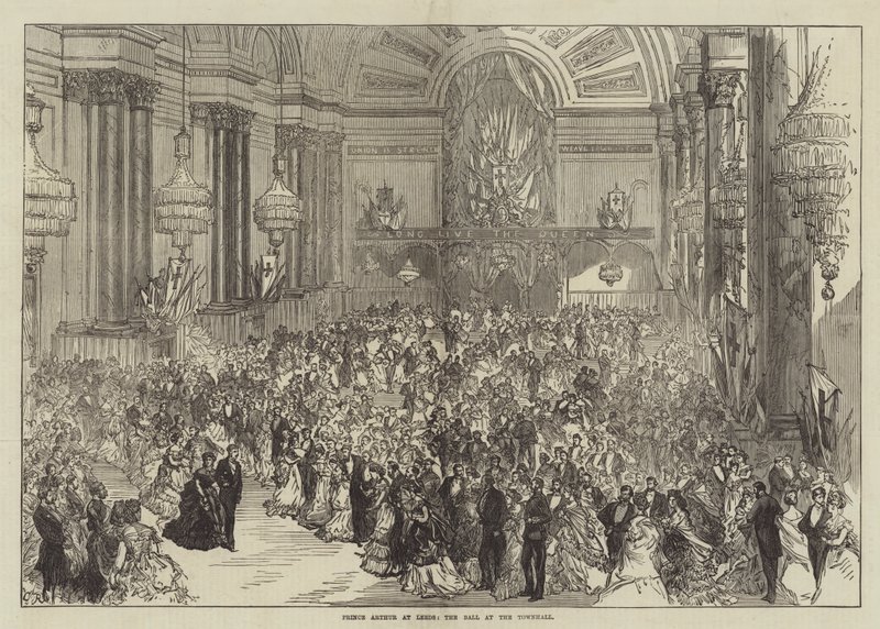 Arthur herceg Leedsben, a bál a városházán alkotó: Sir John Charles Robinson