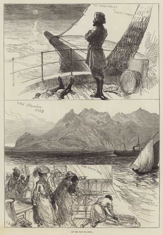 Királyi látogatás Indiában alkotó: Sir John Charles Robinson