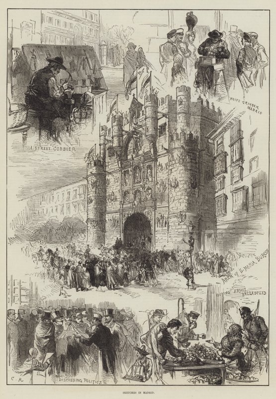 Vázlatok Madridban alkotó: Sir John Charles Robinson