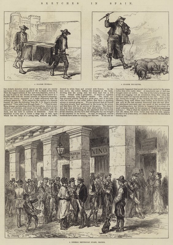 Vázlatok Spanyolországban alkotó: Sir John Charles Robinson