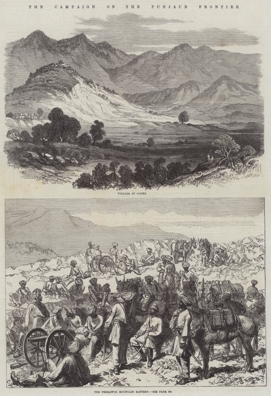 A hadjárat a Punjaub határon alkotó: Sir John Charles Robinson