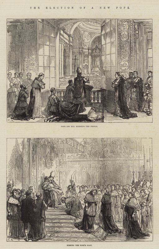 Az új pápa megválasztása alkotó: Sir John Charles Robinson