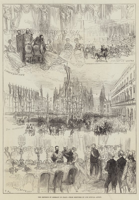 Németország császára Olaszországban alkotó: Sir John Charles Robinson