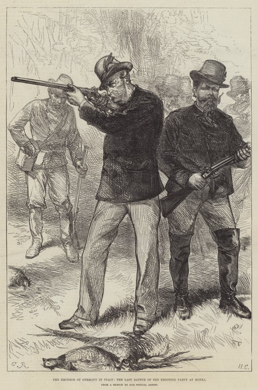 A német császár Olaszországban, a monzai lövöldözős parti utolsó ütközete alkotó: Sir John Charles Robinson