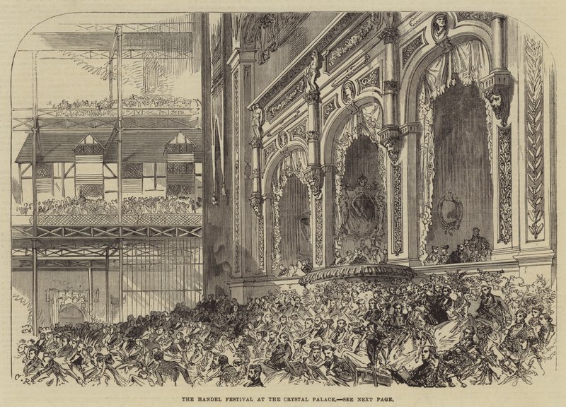 Händel Fesztivál a Kristálypalotában alkotó: Sir John Charles Robinson