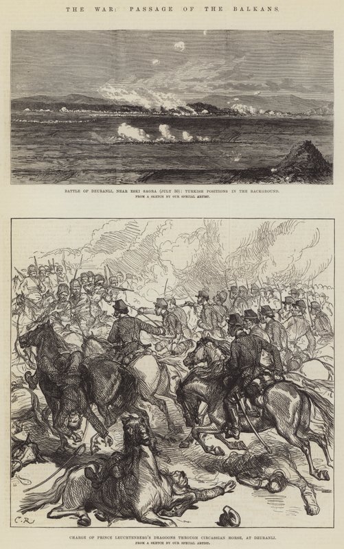 A háború, a Balkán átvonulása alkotó: Sir John Charles Robinson