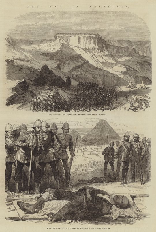 A háború Abesszíniában alkotó: Sir John Charles Robinson