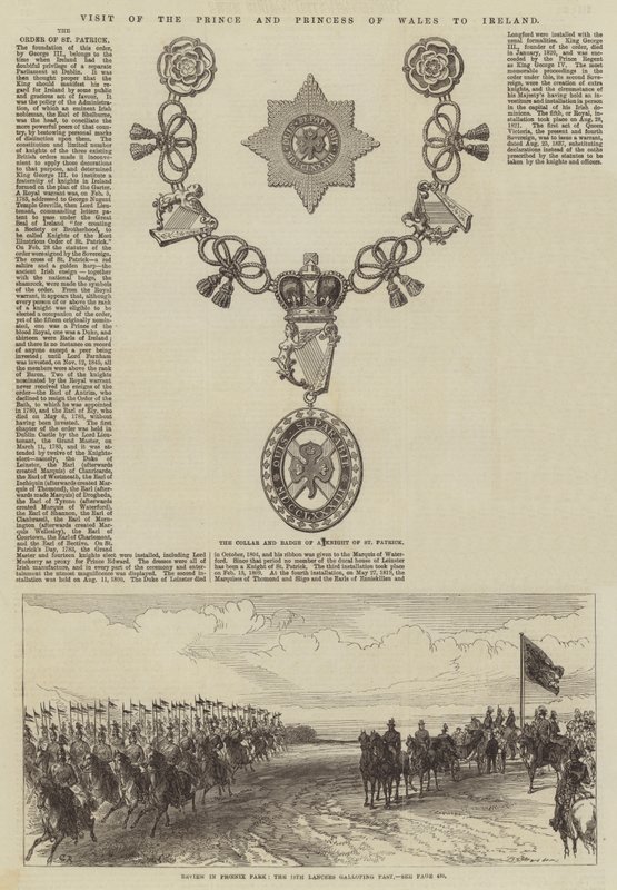 A walesi herceg és hercegnő írországi látogatása alkotó: Sir John Charles Robinson