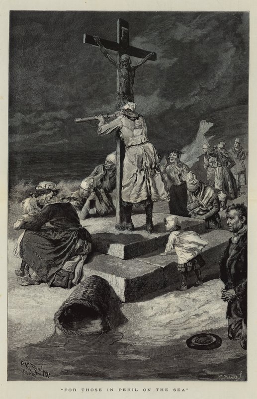 Azoknak, akik veszélyben vannak a tengeren alkotó: Charles Stanley Reinhart