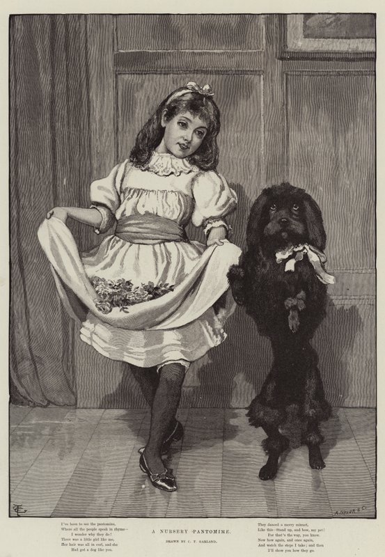 Egy óvodai pantomim alkotó: Charles Trevor Garland