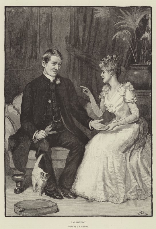 Tenyérjóslás alkotó: Charles Trevor Garland