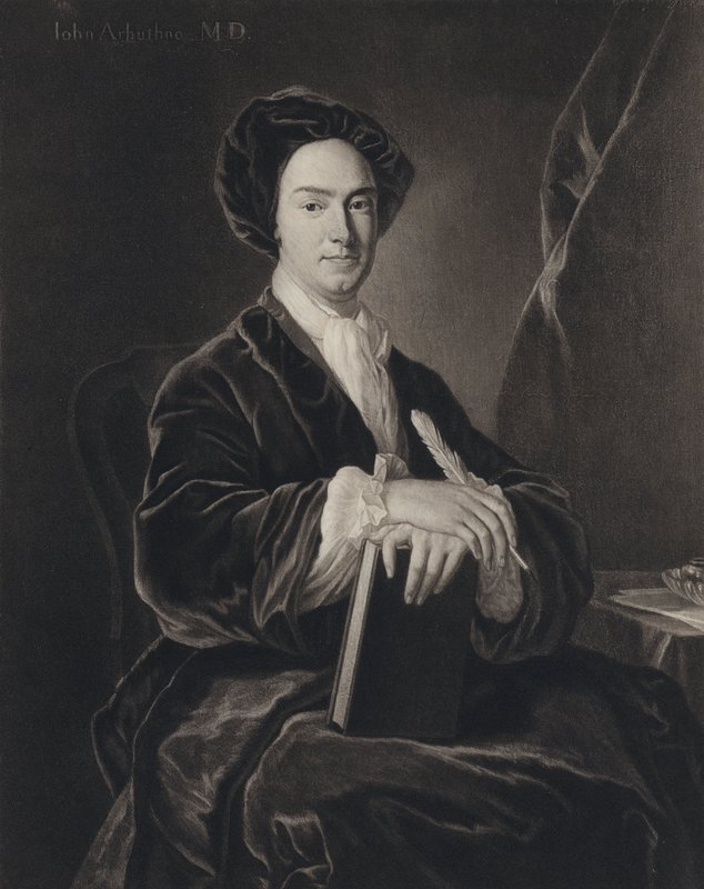John Arbuthnot (litho) alkotó: Charles (after) Jervas
