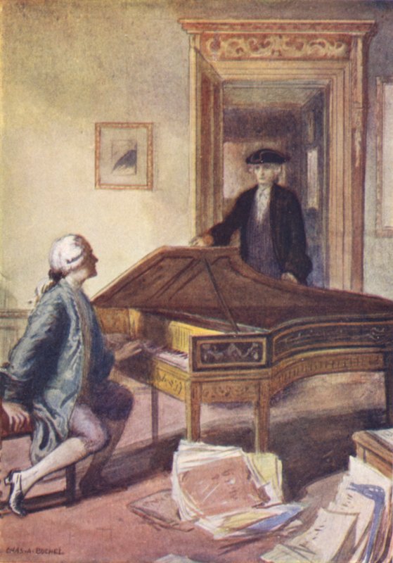 Mozart és a titokzatos idegen (színes litó) alkotó: Charles A. Buchel