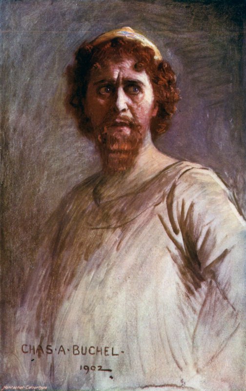 Ulysses, Mr. Tree, I. felvonás, 2. jelenet (színes litó) alkotó: Charles A. Buchel