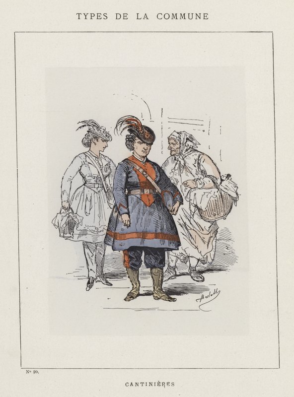 Cantinieres alkotó: Charles Albert d Arnoux Bertall