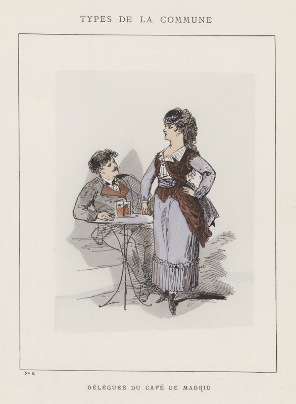 Délégué du Cafe de Madrid alkotó: Charles Albert d Arnoux Bertall