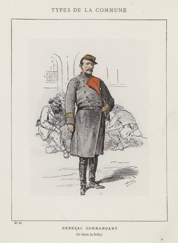 Általános parancsnok, La Cecilia polgár alkotó: Charles Albert d Arnoux Bertall