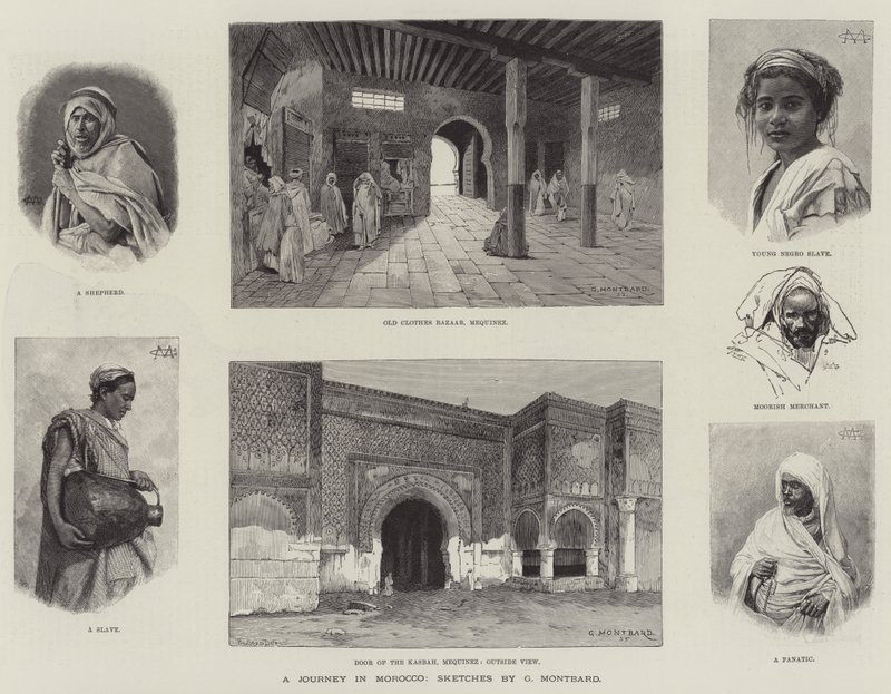 Utazás Marokkóban alkotó: Charles Auguste Loye