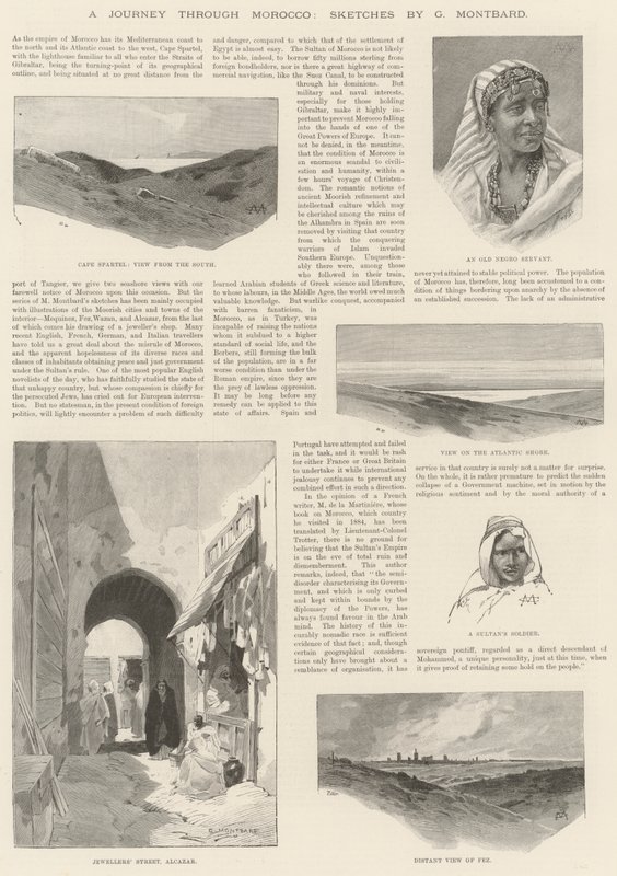 Utazás Marokkón keresztül alkotó: Charles Auguste Loye