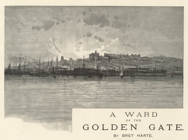 A Golden Gate őrsége, Bret Harte alkotó: Charles Auguste Loye