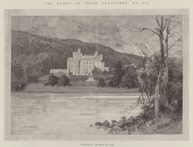 Castlewellan, a ház és a tó alkotó: Charles Auguste Loye