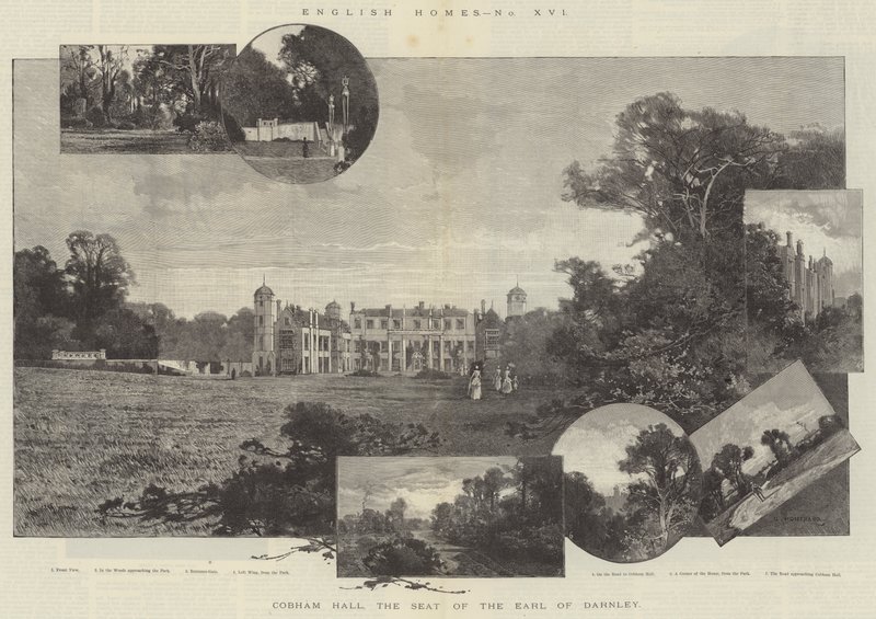 Cobham Hall, Darnley grófjának székhelye alkotó: Charles Auguste Loye
