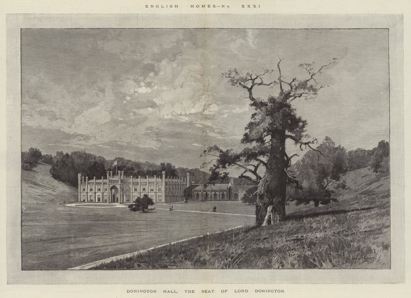 Donington Hall, Lord Donington székhelye alkotó: Charles Auguste Loye