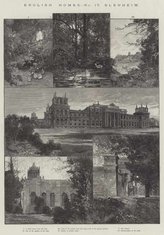 Angol Otthon, Blenheim alkotó: Charles Auguste Loye