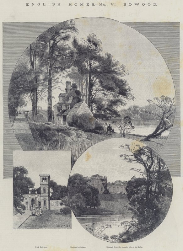 English Homes, Bowood alkotó: Charles Auguste Loye