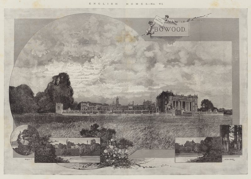 English Homes, Bowood alkotó: Charles Auguste Loye