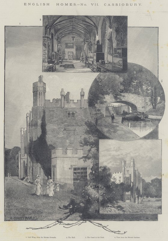 English Homes, Cassiobury alkotó: Charles Auguste Loye