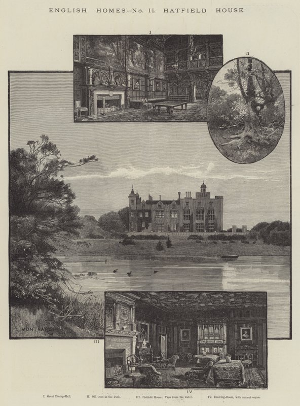 English Homes, Hatfield House alkotó: Charles Auguste Loye