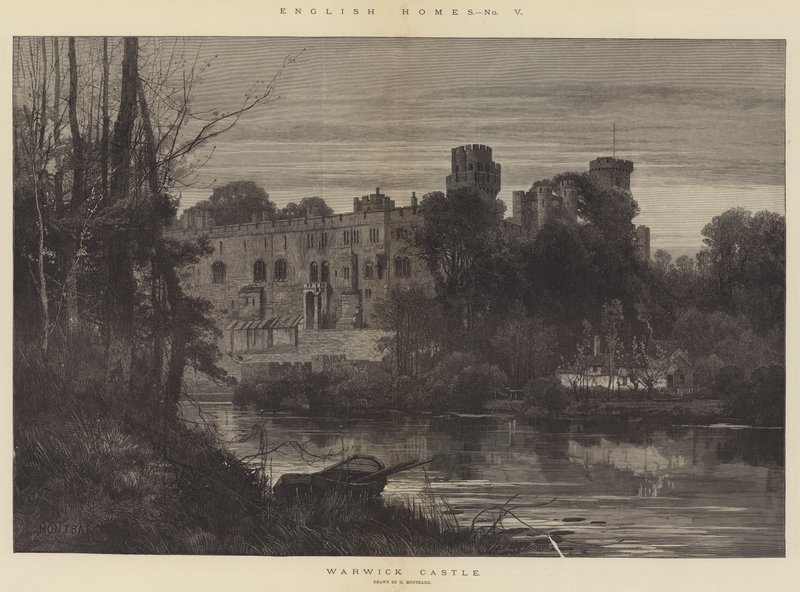 Angol otthonok, Warwick kastély alkotó: Charles Auguste Loye