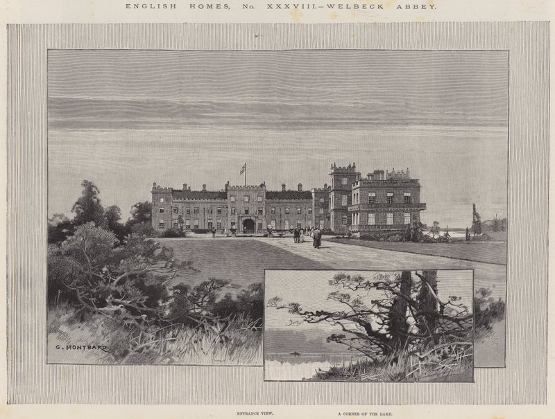 English Homes, Welbeck apátság alkotó: Charles Auguste Loye